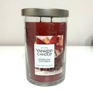 Yankee Candle Sparkling‎ Cinnamon Red Jar